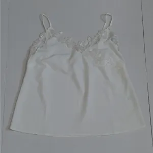 90s Revival Y2K Cami Babydoll Top Sz Small White Coquette Fairycore Tank entro thumbnail 3