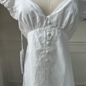 NWT Boyish The Dusty Vintage White A-line Cotton Mini Dress $178 4 thumbnail 4