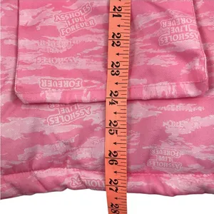 ASSHOLES LIVE FOREVER Tiger Camo Embroidery Puffer Jacket Sz M Pink Rare City thumbnail 13