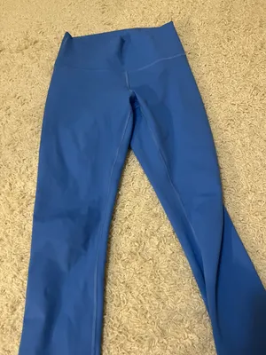 Lululemon Wunder Under 25” Blue Nile Size 6 thumbnail 4