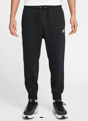 Nike Club Black Men's Joggers thumbnail 1