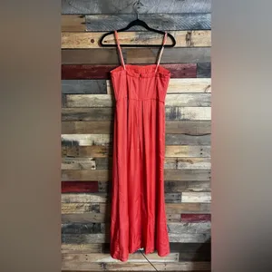 BCBGMaxazria Coral/Pink Strapless Maxi‎ Dress Size 4 thumbnail 2