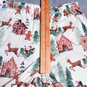 Pottery Barn Kids Holiday Gingerbread Organic Cotton Pajama Set Adult S and L thumbnail 17