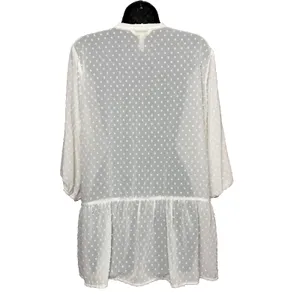 Matilda Jane‎ Light the Way Pullover Tunic Sheer Blouse Shirt Size Large Pilgrim thumbnail 2