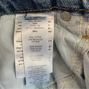 Good American Good Boy Straight Jeans thumbnail 7