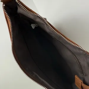 Brown Crossbody Bag Adjustable Strap Multi Pocket CLUCI Faux Leather NEW thumbnail 7