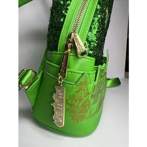 Biltmore x Loungefly Green Sequin Mini Backpack Estate Exclusive Sold Out thumbnail 6
