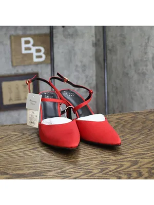 A New Day Rosemary Heels with Memory Foam Insole 94646856 Red 7.5M thumbnail 3