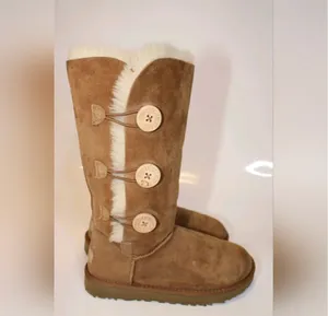 UGG Bailey Button Triplet Boots Chestnut  thumbnail 2