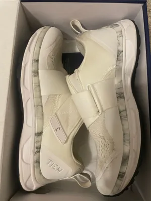 Tiem Spin Shoes White Size 6.5 thumbnail 1