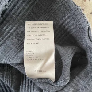 Free People We The Free Top Women S Grey Blue Boho Tie Dye Ribbed Scoop‎ Neck thumbnail 7