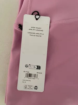 Alo Yoga NWT High Waist Airlift Leggings Candy Heart Pink Size M thumbnail 11
