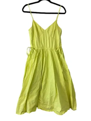 Jason Wu Collective Yellow Midi Dress size 4 thumbnail 1