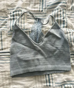 Suzette Collection Top Crop Tank blue thumbnail 1