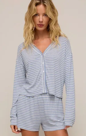 Z Supply Mara Stripe Cardigan Small thumbnail 1
