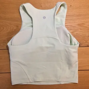 Lululemon Wunder train racerback lime green size 4 thumbnail 4