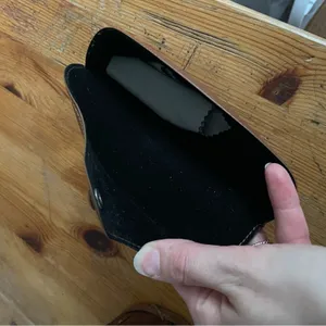 Ray Ban Brown Leather Sunglasses Case with‎ Minimalist Design (CASE ONLY) thumbnail 7