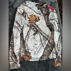 Mossy Oak Women's Winter Breakup Quarter Zip Jacket Size Large thumbnail 3