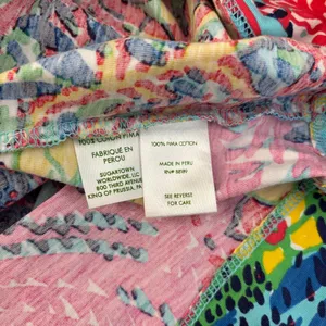 Lilly Pulitzer Marlowe Fishing for Compliments Colorful Floral Cotton Dress thumbnail 5