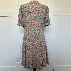 Boden Pink Floral Dress thumbnail 4