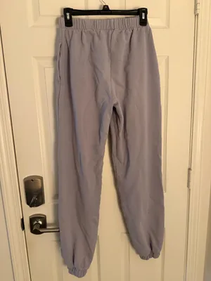 Brandy Melville Sweatpants Blue Grey thumbnail 4