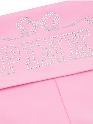 🎀🍭PINK x LoveShackFancy Foldover Flare Leggings Pink Lollipop Coquette Girl XL thumbnail 4