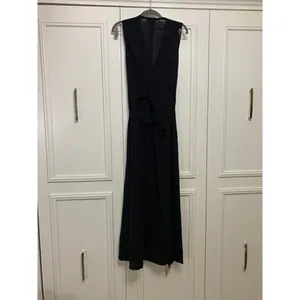 OAK + FORT Women's Black Wool Midi Wrap Dress Size 40‎ Formal thumbnail 5