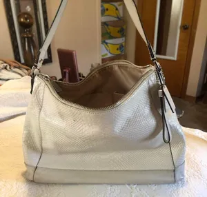 Coach Leather Hobo Tote Shoulder Bag thumbnail 2