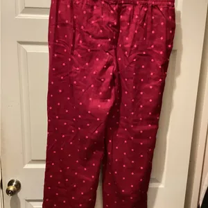 GAP Red and Pink Polka Dot Lounge Pants thumbnail 2