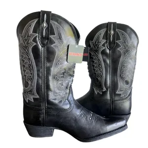 DURANGO NEW Women's Black Crush Antique Studded Western Boot Size 9 #243307 thumbnail 8