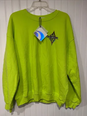 Daydreamer Neon Lime Crewneck Sweatshirt Los Angeles thumbnail 1