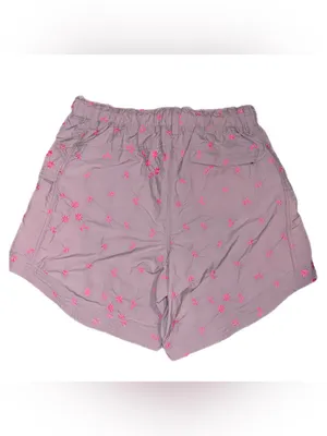 Free People Movement In The Wild Hike Shorts Embroidered Oyster Combo Medium NWT thumbnail 5
