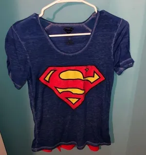 DC Comics Superman T-shirt with Cape thumbnail 1