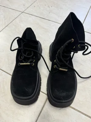Steve Madden convertible black suede chunky boots  thumbnail 1