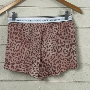 Victoria's Secret animal print boxer sleep shorts size XS thumbnail 6