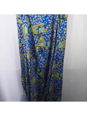 ASTR The Label Blue Floral Bustier Maxi Dress XL thumbnail 10