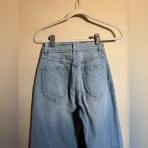 Rollas Sailor High Rise Wide Leg Jean Size 26 Light Blue‎ Wash thumbnail 6
