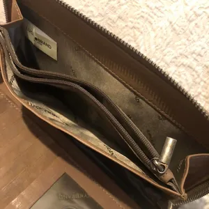 Lucky Brand British Tan Leather Long Zip-Around Wristlet Wallet thumbnail 6