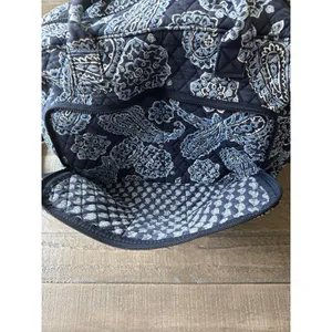 Vera Bradley Weekender Travel‎ Bag blue paisley pattern thumbnail 7