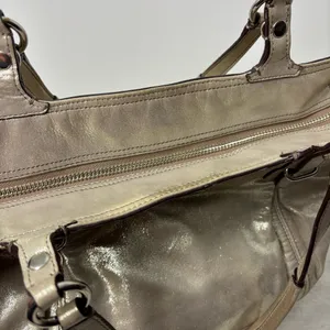 Coach Y2k Madison Gold Leather Tote Bag Purse Top Handle Satchel‎ thumbnail 7