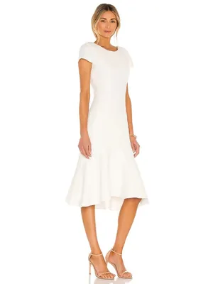 Amanda Uprichard Evalina Dress in Ivory XSmall New Womens Cocktail Sheath thumbnail 3
