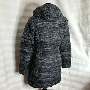 The North Face Womens Gotham Jacket Hooded TNF Black Donegal Print. Size SP. thumbnail 7