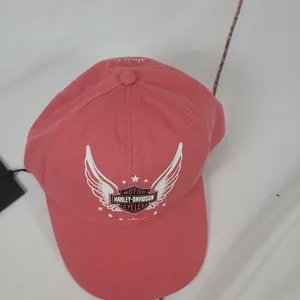 Harley Davison Motorcycles Hat Cap Women's Wounded Warrior Project‎ Salmon NWT thumbnail 8