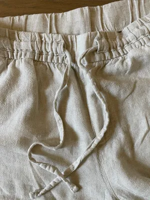 Old Navy High-Rise Wide Leg Linen Blend Pants Size Medium In Flax Linen Color thumbnail 9