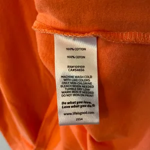 NWT Life Is Good Crusher-Lite Orange Fall Creek Falls Tennessee T-Shirt Large thumbnail 9