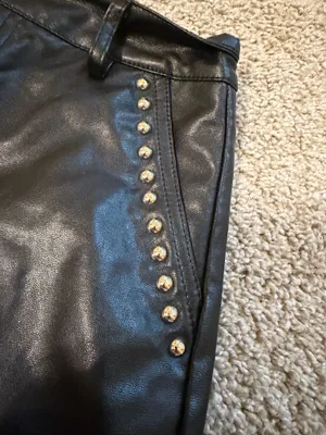 Shein Faux Leather Shorts thumbnail 2