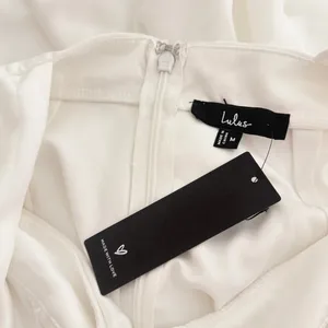 Lulus Simply Delightful White Tie-Back Flutter Sleeve Maxi Dress in White size M thumbnail 6