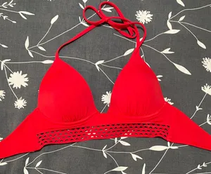 Shade & Shore Red Swim Top thumbnail 1