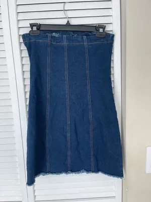 Super down Jean Mini Dress thumbnail 5