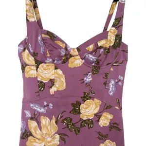 Zara Floral Midi Dress Sweetheart Bustier Coquette Bodycon‎ Pencil Size Small thumbnail 7